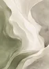 Abstraktes Poster DIN A2 - Sage Flow Wandbild in Produktbild-Vorschau 1