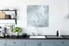 MuchoWow® Poster Marmor - Chic - Weiß 75x75 cm - Wand Produktbild-Vorschau 3