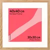 Cornice FRAMAI® 40x40 cm color rovere – con passe-partout – Anteprima dell’immagine prodotto 2