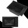 Granitan - Lavatoio - Lavandino 58x38 cm - Lavello nero - Anteprima dell’immagine prodotto 11