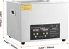 A digital ultrasonic cleaner with dimensions shown. Anteprima dell’immagine prodotto