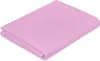 A folded pink mattress protector lies on a white surface. Produktbild-Vorschau