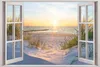 153 Wandtattoo Fenster - Ostseestrand Maritim - Größe 750 x Produktbild-Vorschau 1