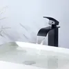 Auralum MAX Wasserhahn Bad Schwarz,Wasserfall Produktbild-Vorschau 9