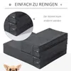 Thuisxl Paw Paws Lit pour chien et marchepied 2-en-1 noir Voir les images du produit 6