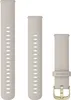 Garmin Ersatzarmband 18mm Silikon Beige/Hellgold 110-195 mm Produktbild-Vorschau 1