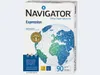 A box of Navigator Expression paper with a graphic of the Earth on the front. Produktbild-Vorschau