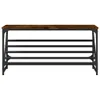 vidaXL Stojan na boty kouřový dub 90x30x45 cm odvozený Náhled obrázku produktu 4