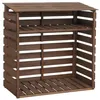 Abri à bois HWC-Q16, étagère pour bois de chauffage, abri à Voir les images du produit 13
