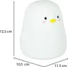 KIK - Silikon-LED-Nachtlicht für Kinder mit weißem Pinguin Produktbild-Vorschau 3