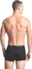 A man's back wearing black boxer briefs. Produktbild-Vorschau