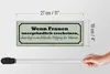 Holzschild Spruch 27x10cm wenn Frauen unergründlich dann Produktbild-Vorschau 6