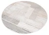 Tapiso Teppich CRYSTAL Rund Grau Wohnzimmer Schlafzimmer Produktbild-Vorschau 8