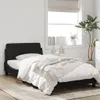 Bettgestell mit Kopfteil Schwarz 100x200 cm Samt - Produktbild-Vorschau 3