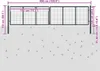 vidaXL Gaashek voor de tuin, verzinkt staal, 400 x 100 cm, Productafbeelding-voorbeeld 5