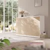 Schrankbett SMARTBett Classic 100x200 H Weiss/Wildeiche Produktbild-Vorschau 1