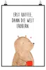 Mr. & Mrs. Panda Bild Bär Kaffee Motiv DIN A2 - Weiß - Produktbild-Vorschau 1
