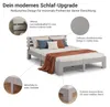 Homestyle4u manželská posteľ Drevená posteľ 180 x 200 s Náhľad obrázku produktu 7