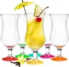 6 Cocktailgläser Mix Farbe 480ml Hurricane Cocktailglas Produktbild-Vorschau 1
