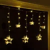 HI Sternen-Lichtervorhang Fairy mit 63 LEDs Produktbild-Vorschau 2