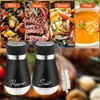 Salz- und Pfefferstreuer Set Gewürzbehälter Glas Schwarz Produktbild-Vorschau 7