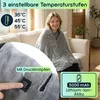 Heizdecke 135x180 cm aus Polarfleece mit Druckknöpfen, Produktbild-Vorschau 3