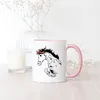 Pferd Tasse Rosa Hengst Tier Liebe Reiten Modern  Produktbild-Vorschau 4