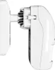 Satel DETECTOR PIR OUTDOOR/OPAL PLUS, soffitto/parete, Anteprima dell’immagine prodotto 4