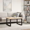 vidaXL Nohy konferenčního stolku O-rám 70x60x43 cm ocelové Náhled obrázku produktu 3