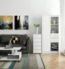 Elegantní bílá komoda 40 cm s 5 zásuvkami pro praktické Náhled obrázku produktu 4