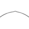 A bent metal wire on a white background. Podgląd zdjęcia produktu