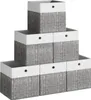 SONGMICS Aufbewahrungskörbe, 6er Set, faltbare Stoffboxen Produktbild-Vorschau 1
