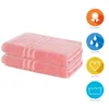 Lavea® 2er Set Duschtuch 70x140, Doppelpack, 100% Baumwolle Produktbild-Vorschau 3