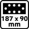 topex 51g326 levigatrice di fininitura 150w, platorello 90 Anteprima dell’immagine prodotto 5