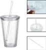 Plastikbecher Mehrweg doppelwandig Tasse Becher Deckel mit Produktbild-Vorschau 4