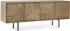 TV-Board Darsey 140x32,5x53cm Mango-Holz Natur 4-Türig mit Produktbild-Vorschau 1