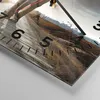 Wanduhr - Quadrat - Glasuhr - Elefant Straße Landschaft - Produktbild-Vorschau 5