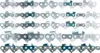 Multiple chainsaw chains are displayed horizontally against a white background. Produktbild-Vorschau