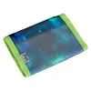 A wallet with a galaxy print and neon green trim, shown against a white background. Anteprima dell’immagine prodotto