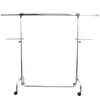 Kleiderständer 100 cm breit mit Auszügen, höhenverstellbar, Produktbild-Vorschau 2