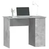 vidaXL Písací stôl betón sivý 100x55x75 cm odvodený drevený Náhľad obrázku produktu 3