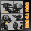 45l hliníkový vodotěsný uzamykatelný topcase na motorku, Náhled obrázku produktu 3