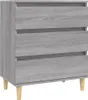 vidaXL Sideboard Gris Sonoma 60x35x70 cm Bois composite Voir les images du produit 2