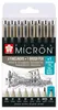 Sakura | Pigma Micron Set 6 ceruziek, 1 pero so štetcom a 1 Náhľad obrázku produktu 1