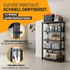 Set: 2 x Kunststoffregal „Evo“ mit 5 Böden - Steckregal für Produktbild-Vorschau 5