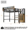 Flieks Etagenbett 90x200cm mit Abnehmbarem Lagerregal, Produktbild-Vorschau 7