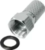 Transmedia Twist-On F-Stecker; Steckerlänge 18 mm, mit Produktbild-Vorschau 1
