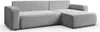 A light gray sectional sofa is shown against a white background. Produktbild-Vorschau