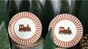 4x Polární vlak dortový talíř 4 osoby porcelánový dezertní Náhled obrázku produktu 2
