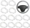 100pcs Steering Wheel Cover Plastic Steering Wheel Cover Produktbild-Vorschau 1